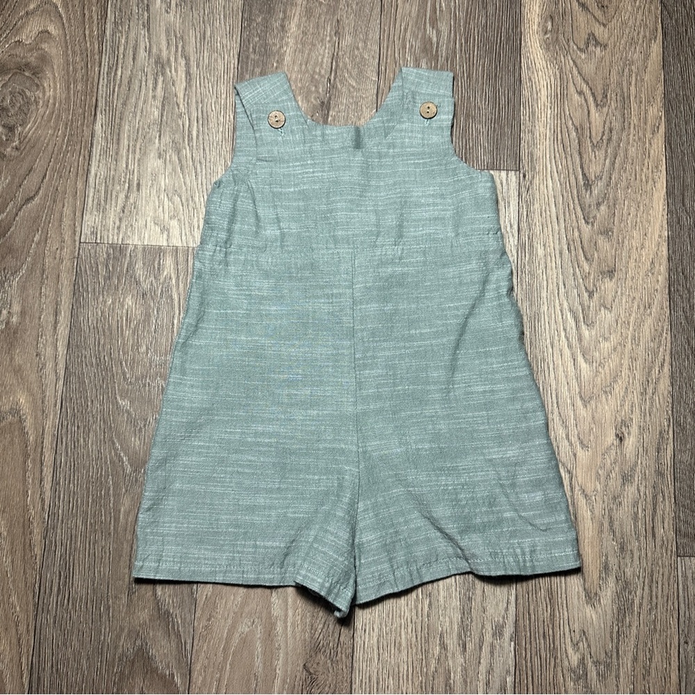 Garden Baby Green Romper
